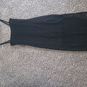 Bebe Elegant Black Lace Dress